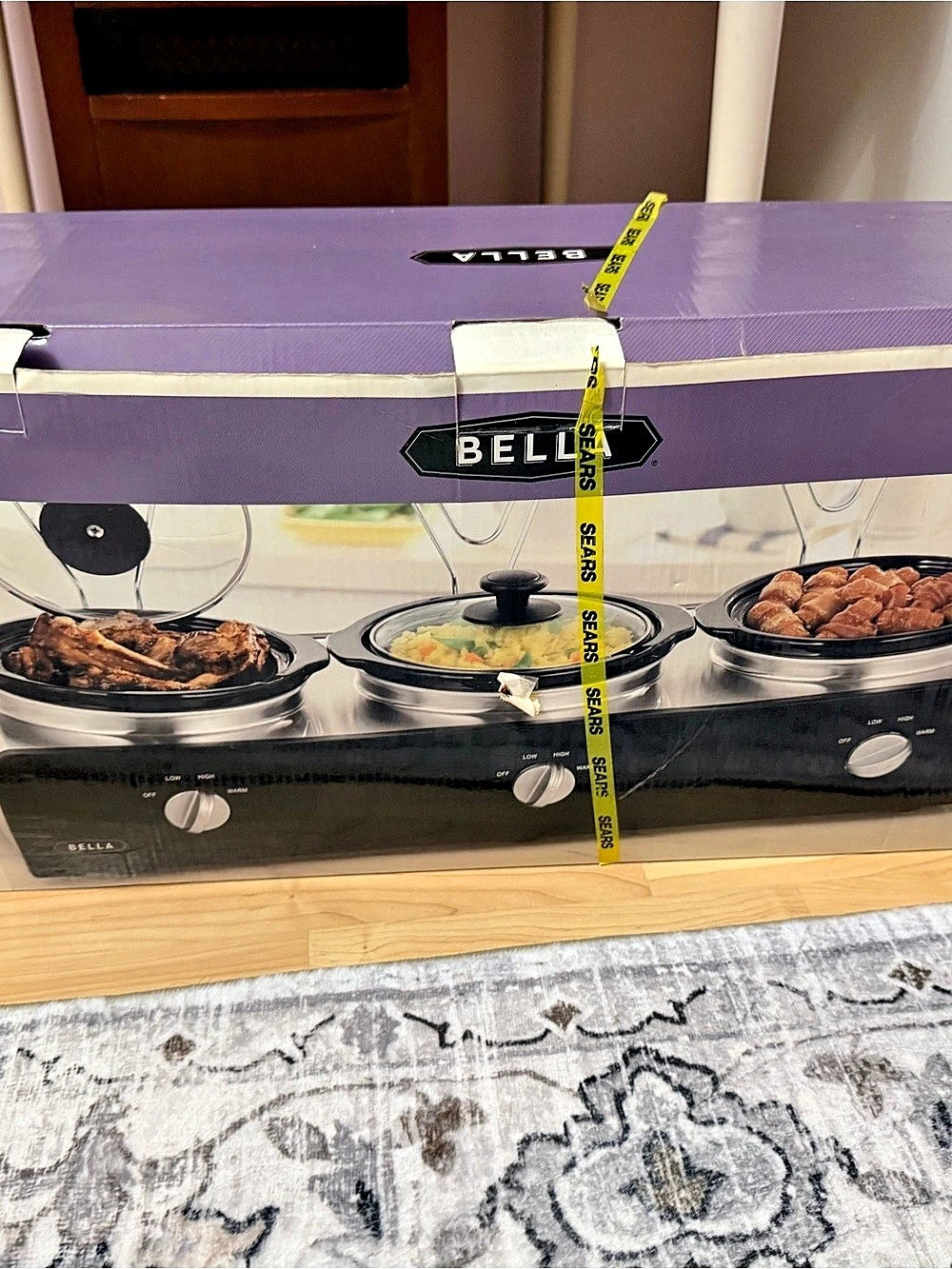 Bella Triple Slow Cooker Buffet & Serve